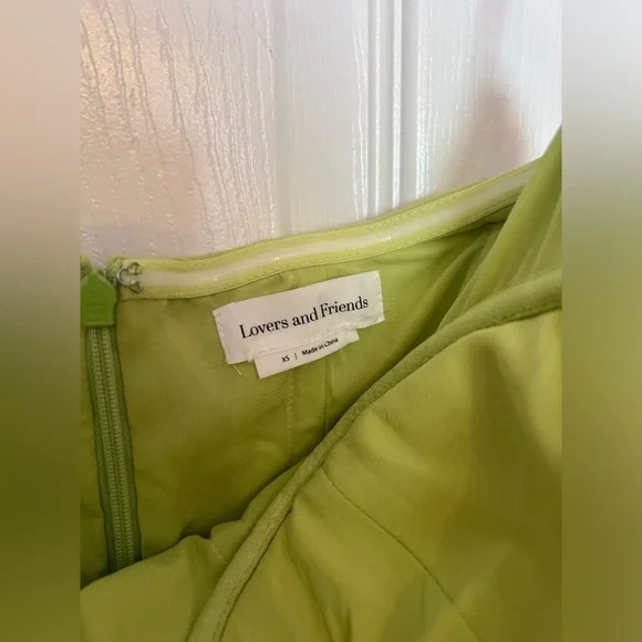 Lovers and Friends Hattie Gown in Green - Picture 6 of 7